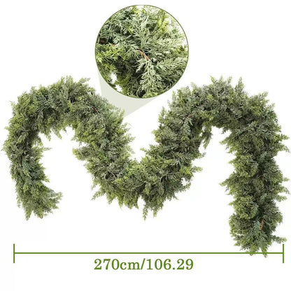 Cozy Cedar Holiday Garland Decor