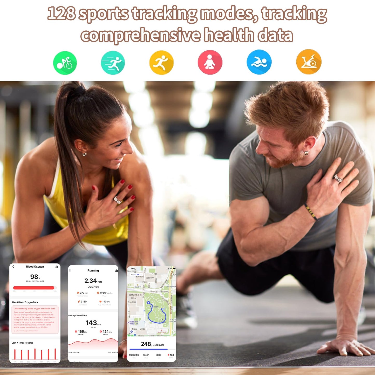 Smart Ring For Women, Health & Fitness Tracker