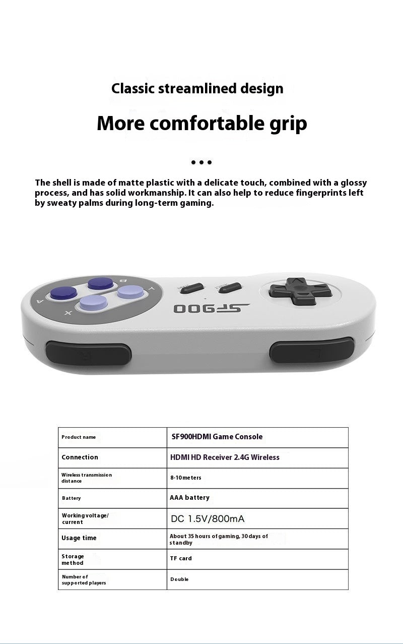 Retro TV and wireless dual player built-in 5200 games