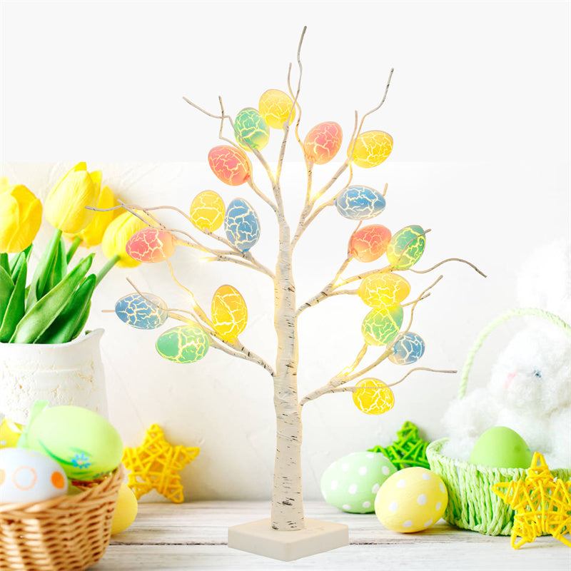 Instant Easter Ambience — Cozy LED Birch Tree Decor