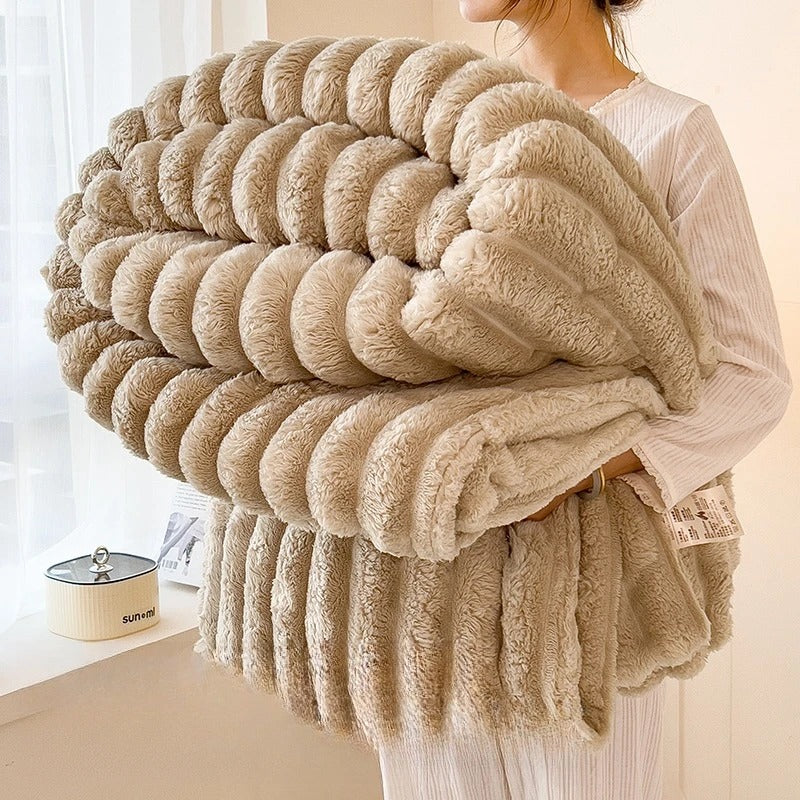 CloudSoft Cozy Bunny Blanket