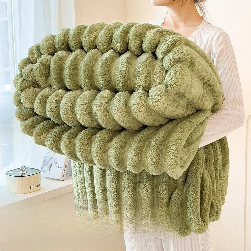 CloudSoft Cozy Bunny Blanket