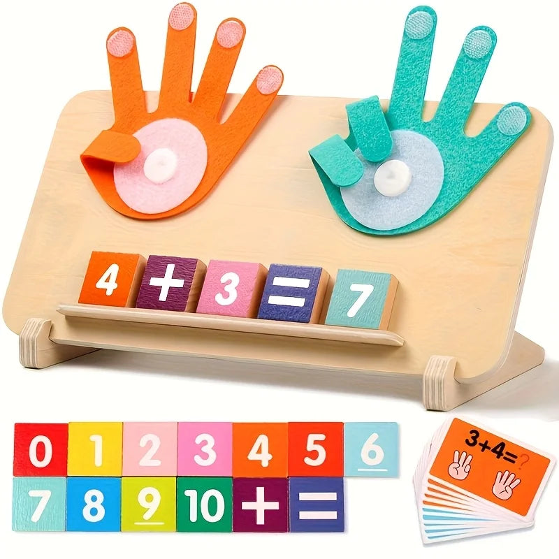 Wooden Number Learning Board