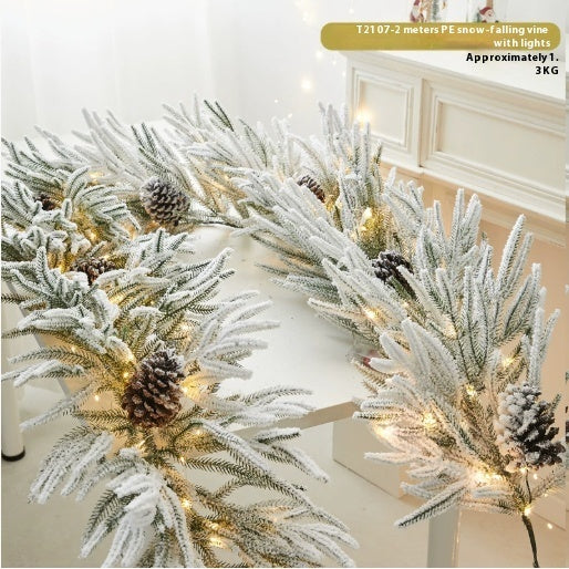 White Winter Glow Garland