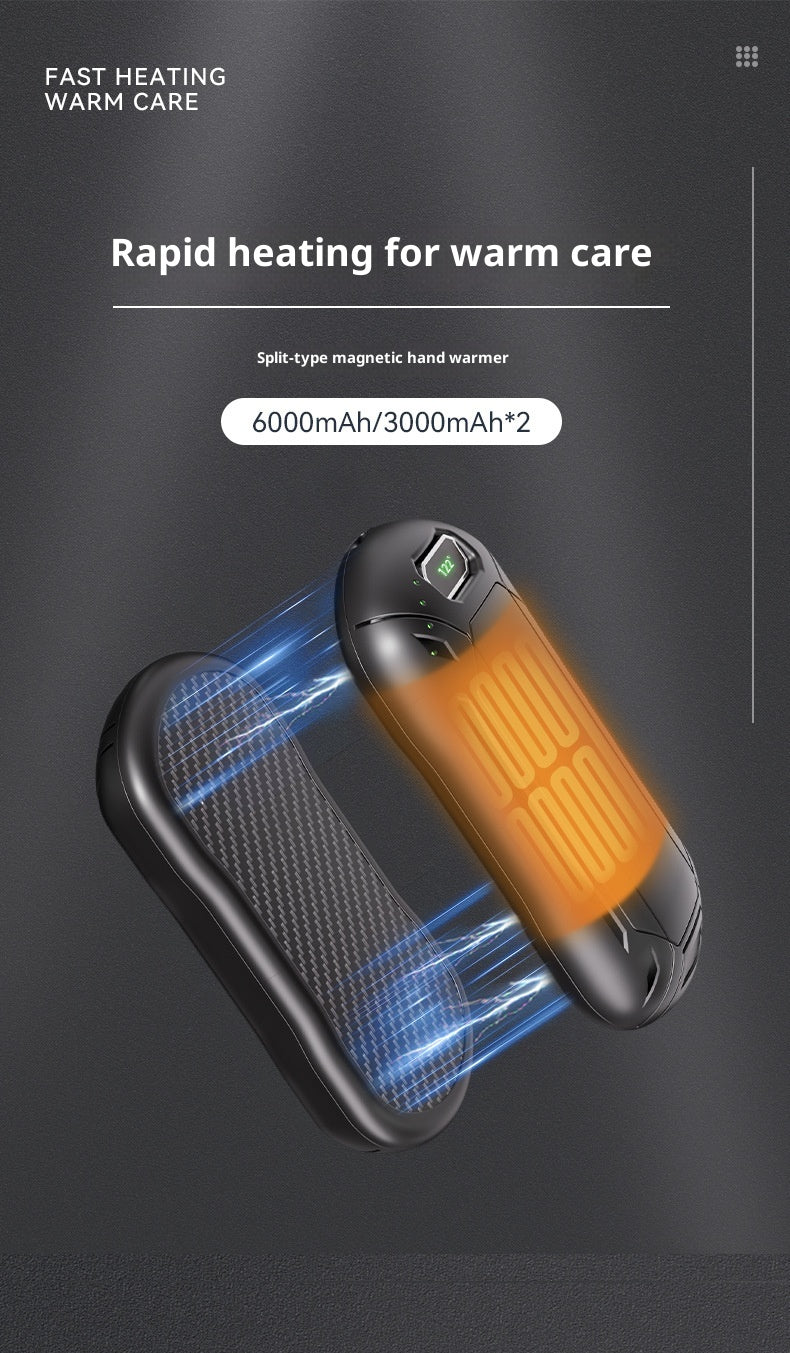 Rechargeable Pocket WarmGlow Magnetic Hand Warmer