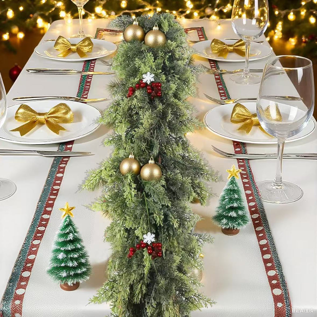 Cozy Cedar Holiday Garland Decor