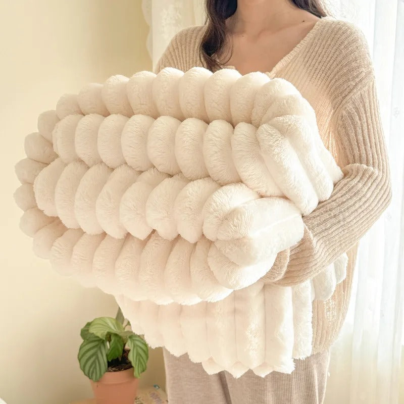 CloudSoft Cozy Bunny Blanket