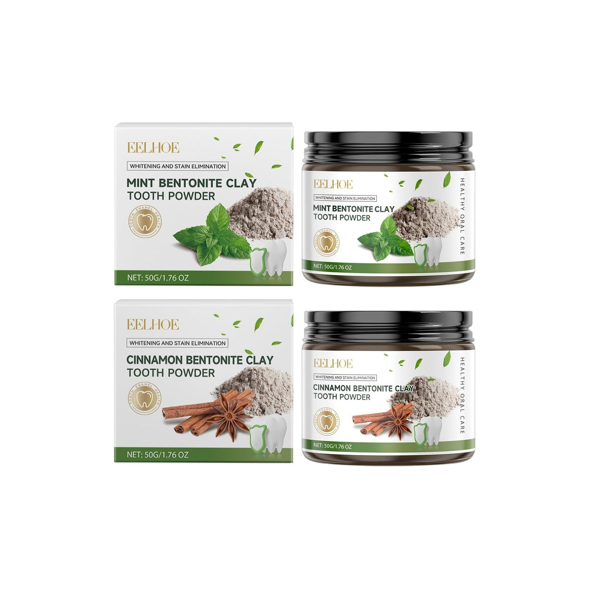 Eelhoe Volcanic Ash Teeth Daily Tooth Cleaning Powder