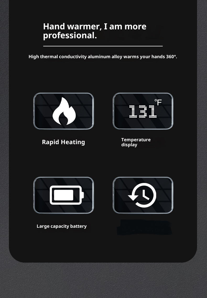 Rechargeable Pocket WarmGlow Magnetic Hand Warmer