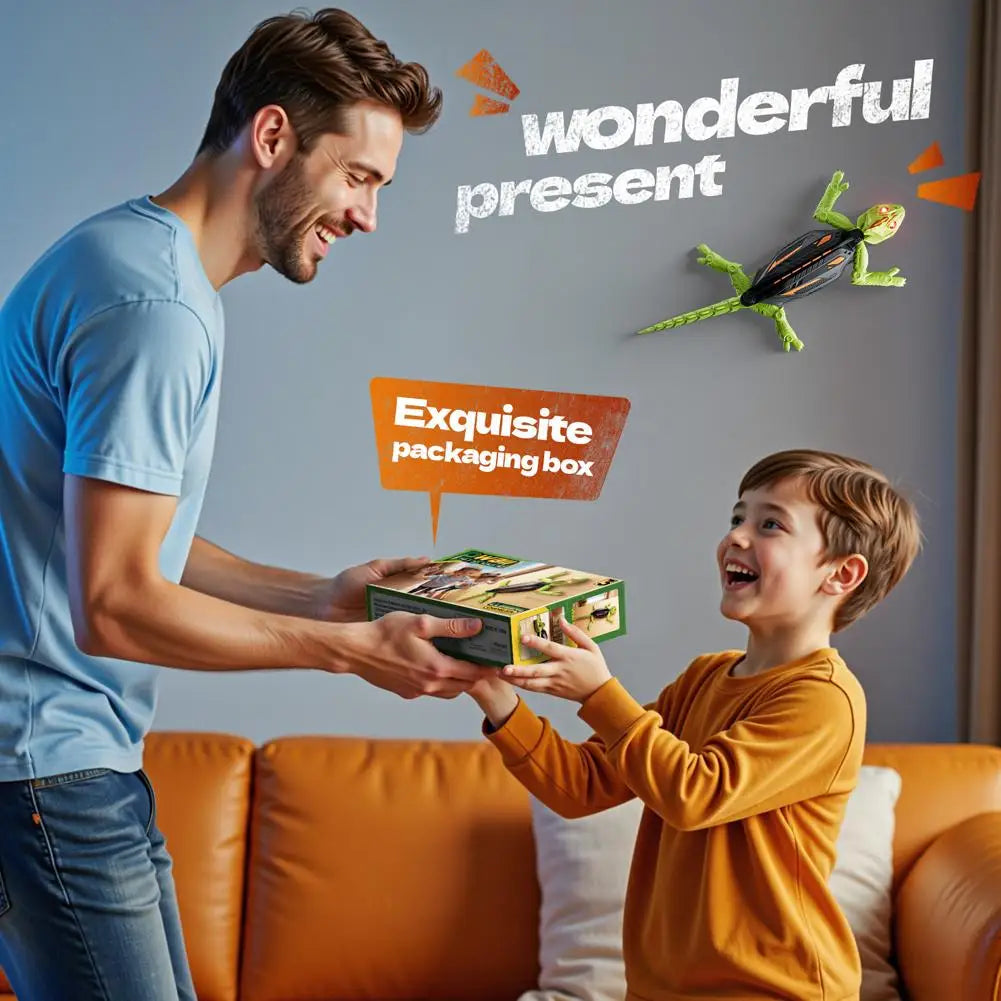 Gecko Glide Remote Climbing Lizard Toy