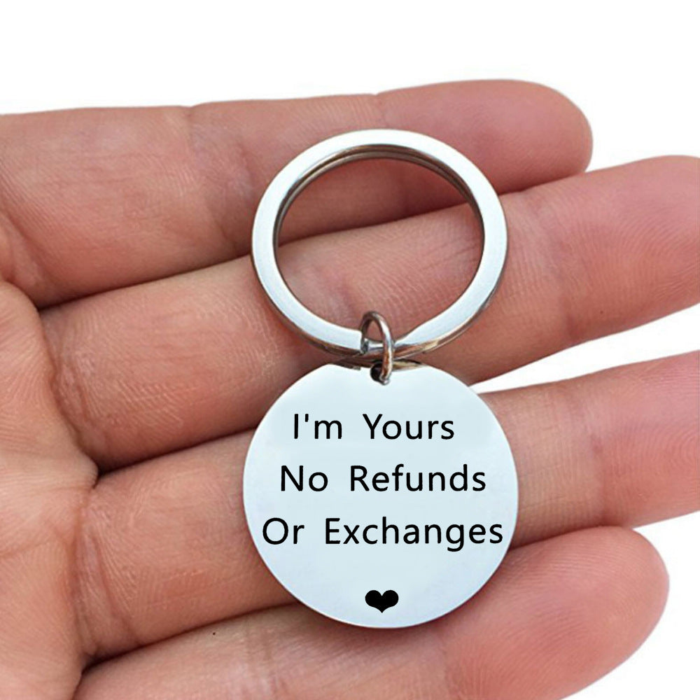 Stainless Steel Valentine Keychain