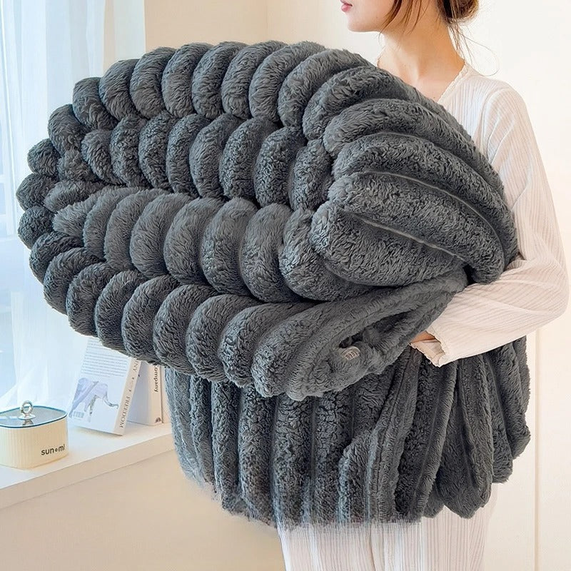 CloudSoft Cozy Bunny Blanket