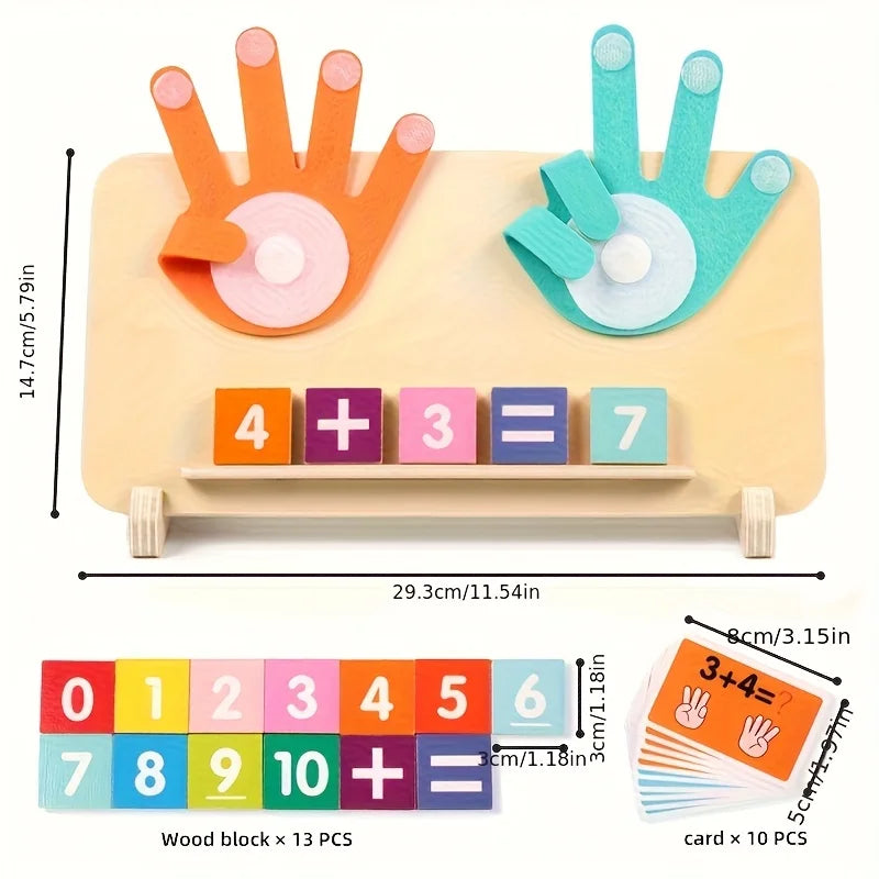 Wooden Number Learning Board