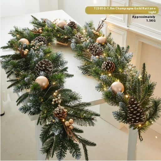 White Winter Glow Garland