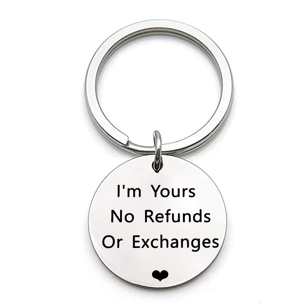 Stainless Steel Valentine Keychain