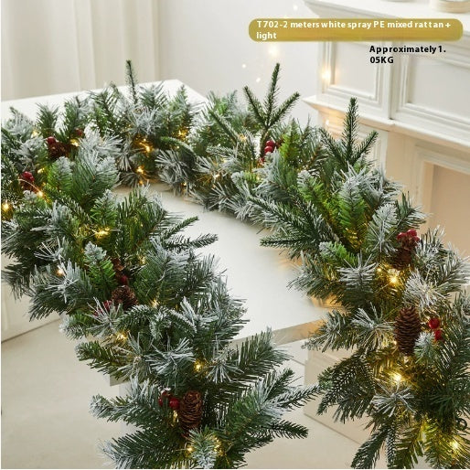 White Winter Glow Garland