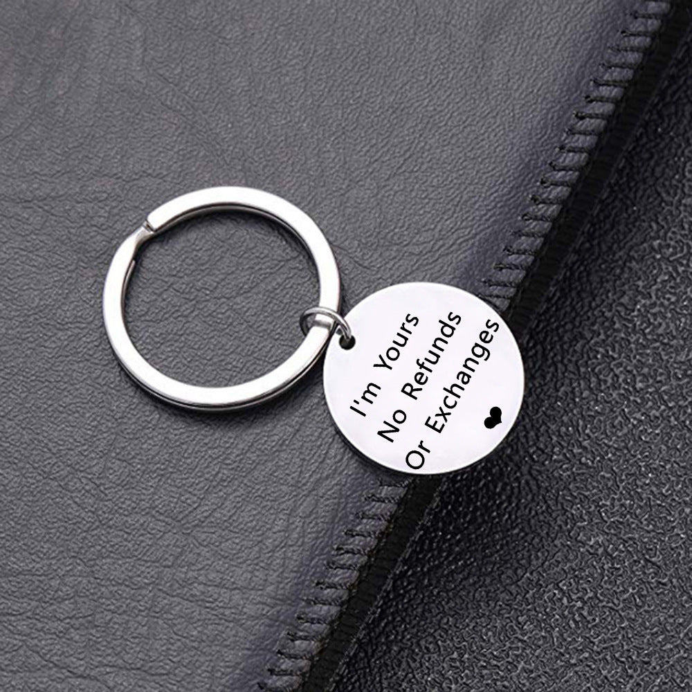 Stainless Steel Valentine Keychain