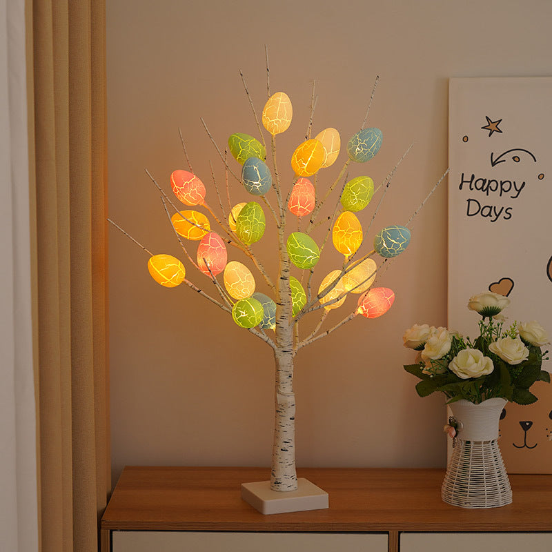 Instant Easter Ambience — Cozy LED Birch Tree Decor