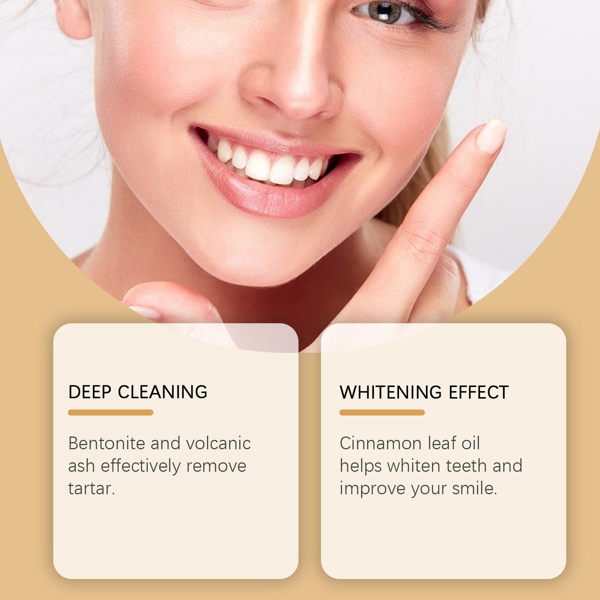 Eelhoe Volcanic Ash Teeth Daily Tooth Cleaning Powder