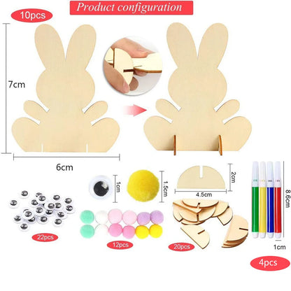 Wooden Bunny DIY Set