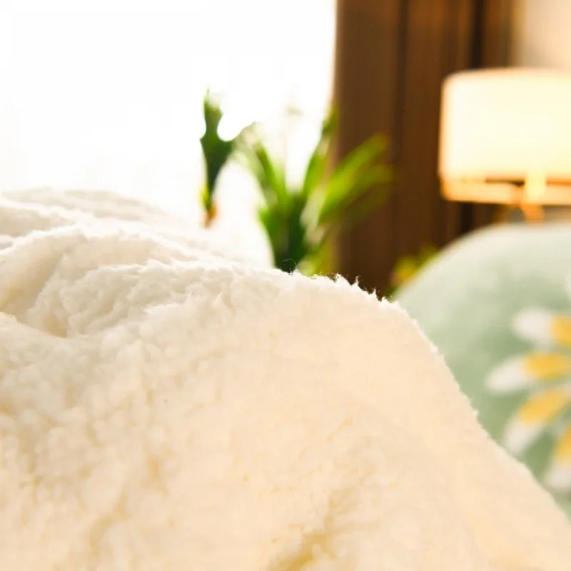 Cozy Winter Plush Blanket