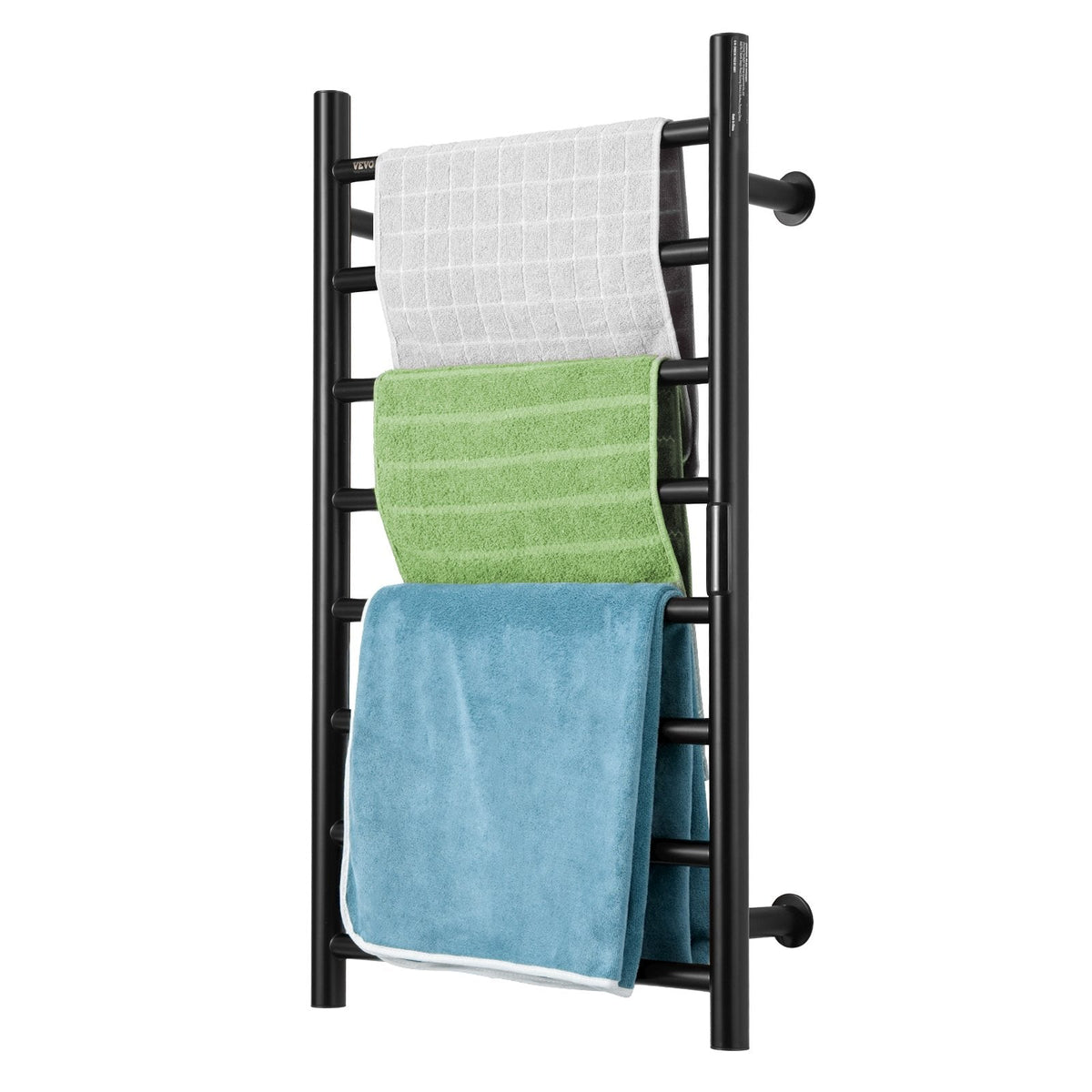 VEVOR 8 Bar Towel Warmer Rack