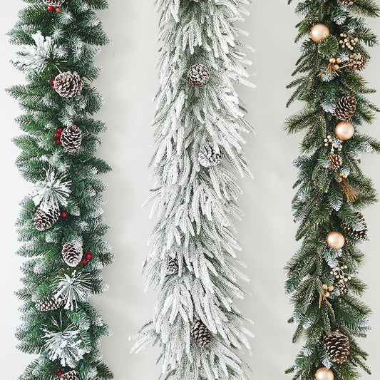 White Winter Glow Garland