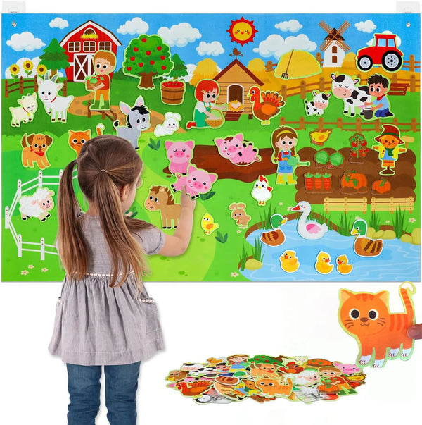 Farm Friends Felt Playset