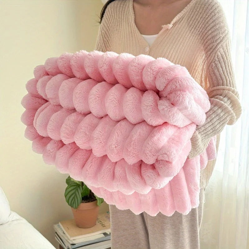 CloudSoft Cozy Bunny Blanket
