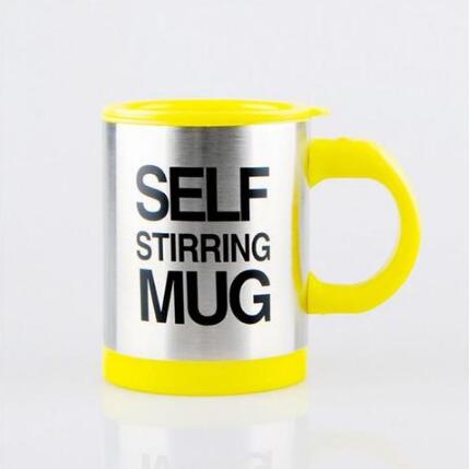 Auto Stirring Steel Coffee Mug