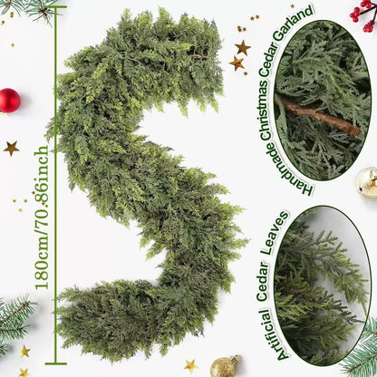 Cozy Cedar Holiday Garland Decor