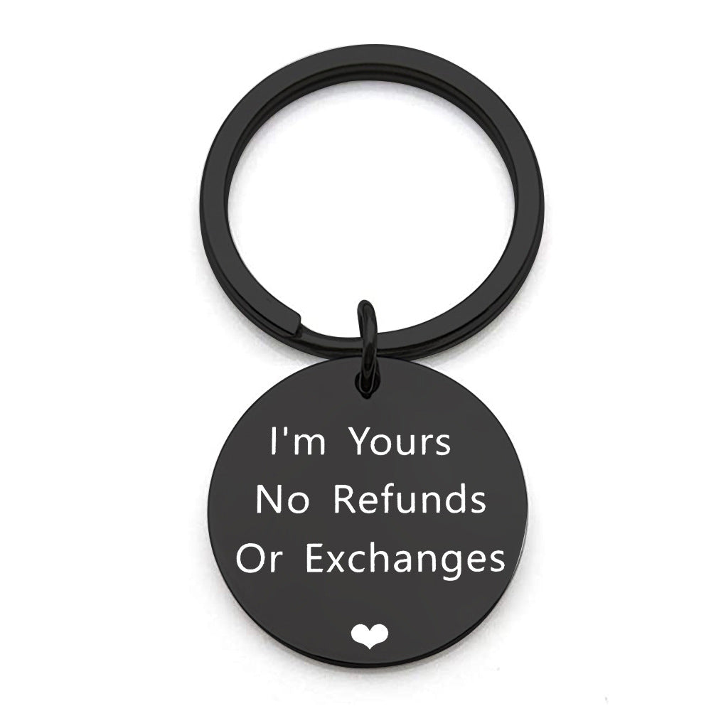 Stainless Steel Valentine Keychain