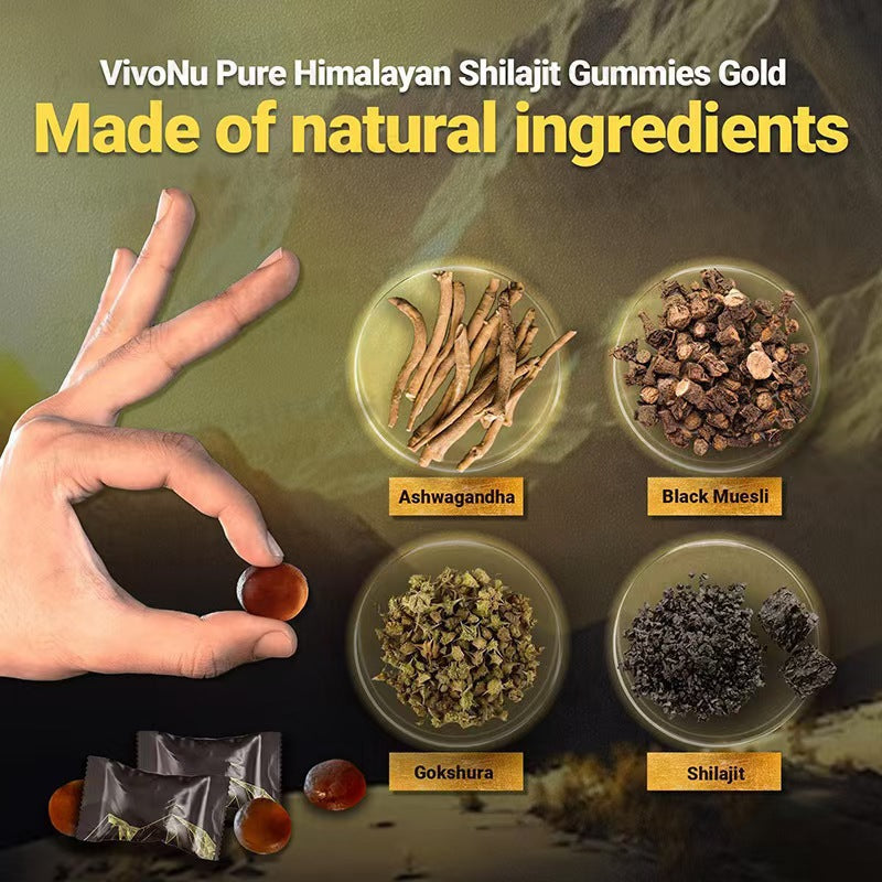 WonicaBloom Kidney Support Shilajit Gummies