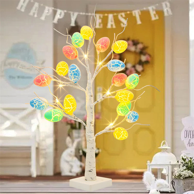 Instant Easter Ambience — Cozy LED Birch Tree Decor