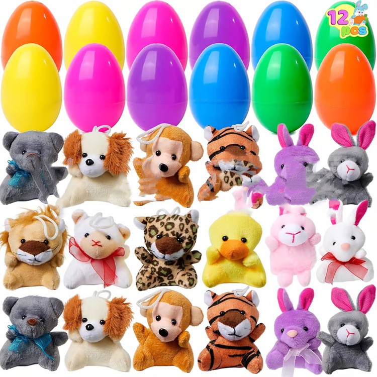 Cuddly Easter Egg Plush Animal Toy