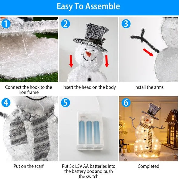 Glow Snowman Holiday Light