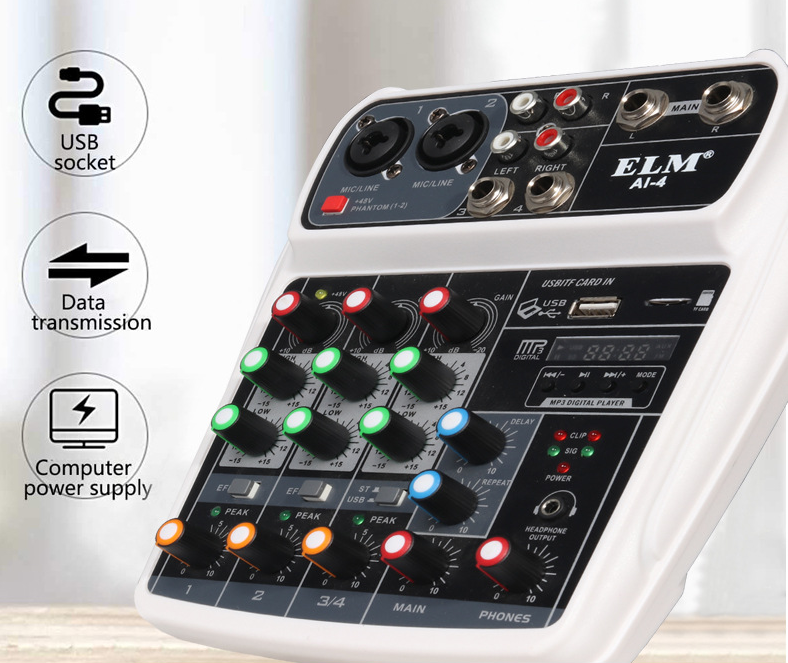 LivePro Portable Vocal Recording Mixer