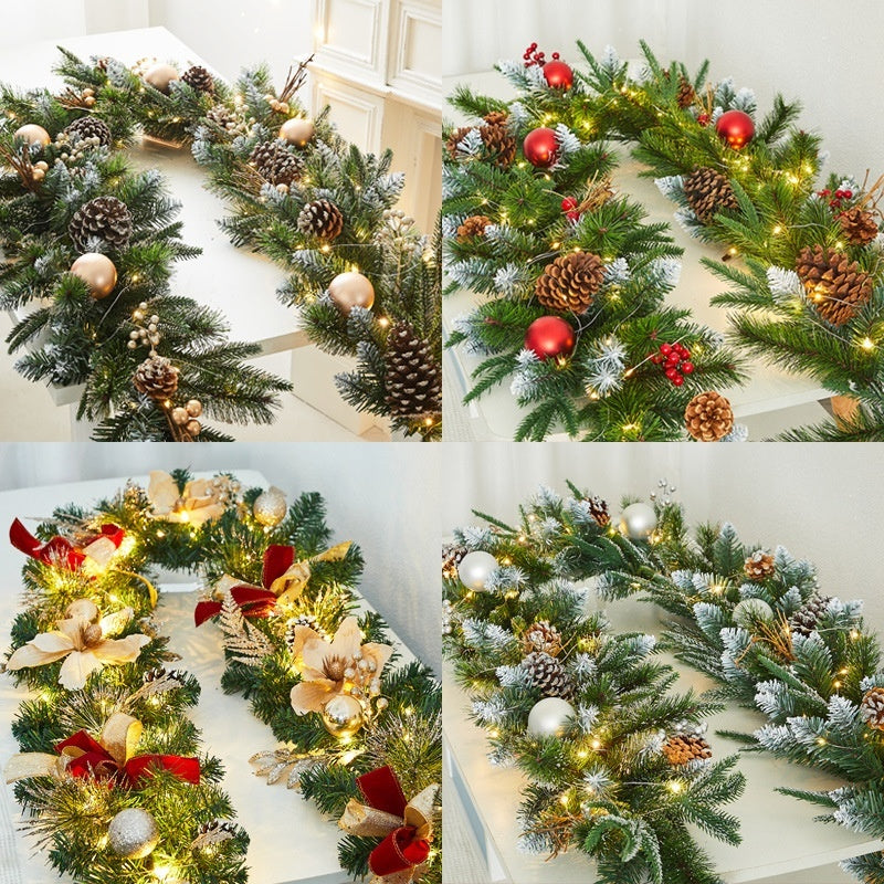 White Winter Glow Garland