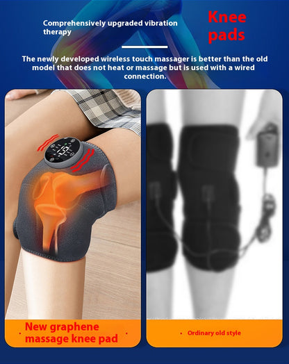 WarmFlex Self-Heating Vibration Knee Pad Massager
