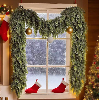 Cozy Cedar Holiday Garland Decor