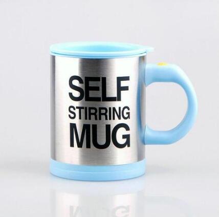 Auto Stirring Steel Coffee Mug