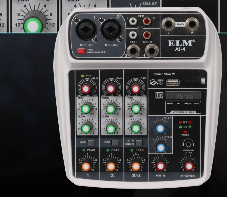 LivePro Portable Vocal Recording Mixer