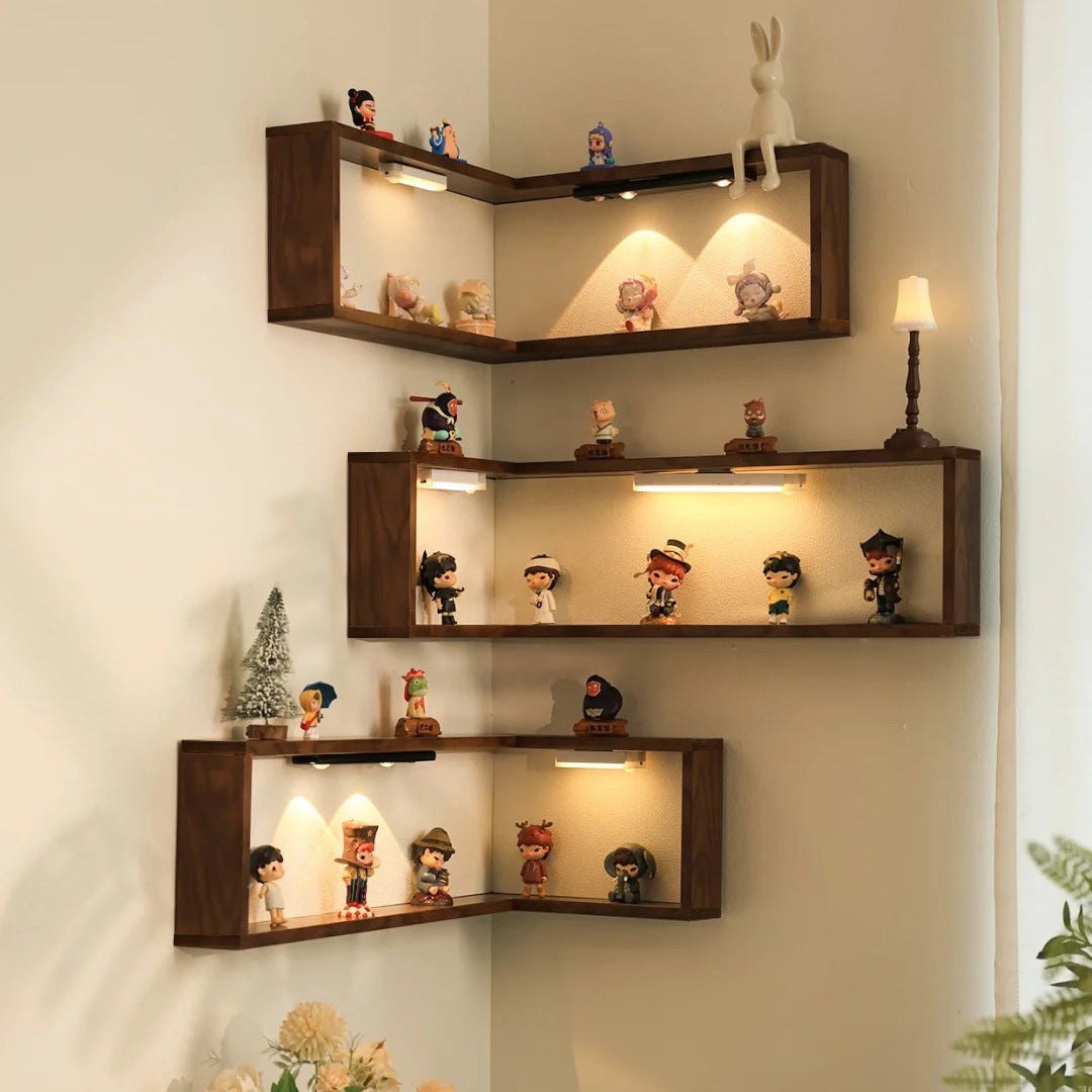 90 Degree Corner Wall Shelf |Turn Unused Corners Into Functional Storage