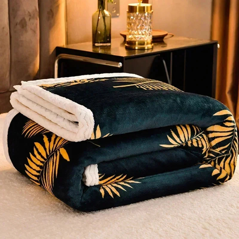 CloudSoft Cozy Sherpa Throw Blanket