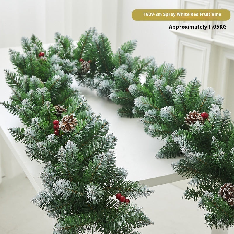 White Winter Glow Garland