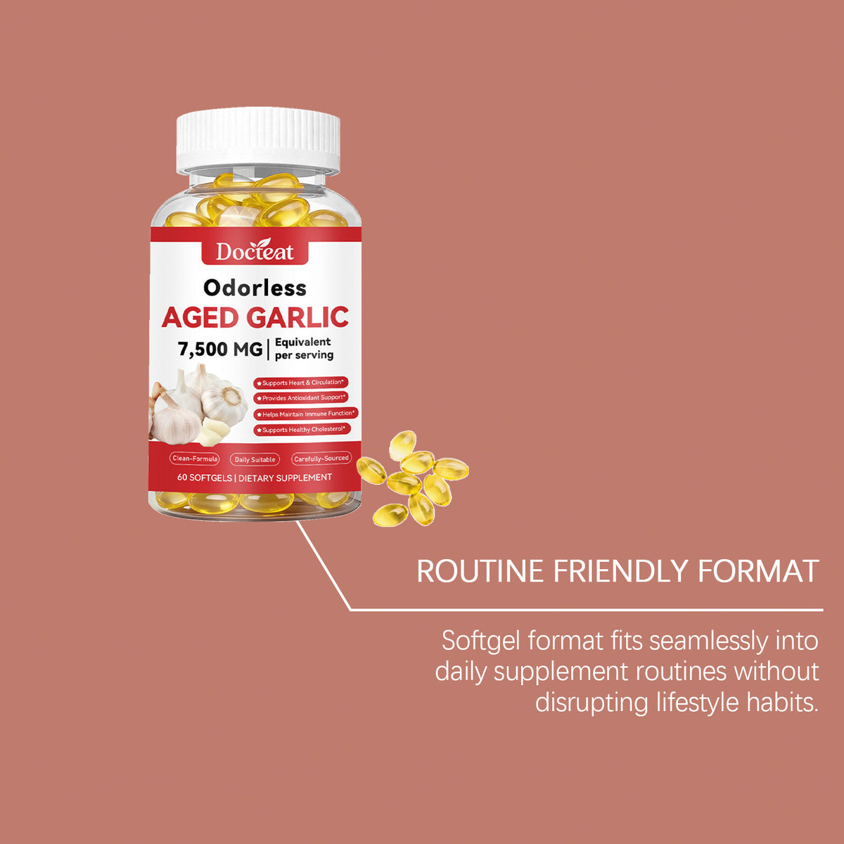Daily Garlic Vitality Boost Softgels