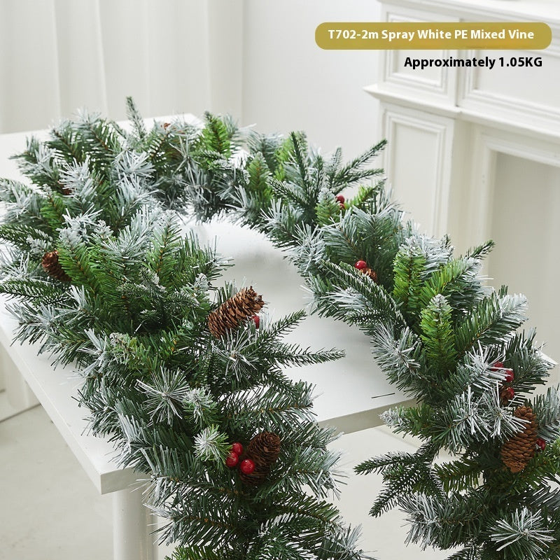 White Winter Glow Garland