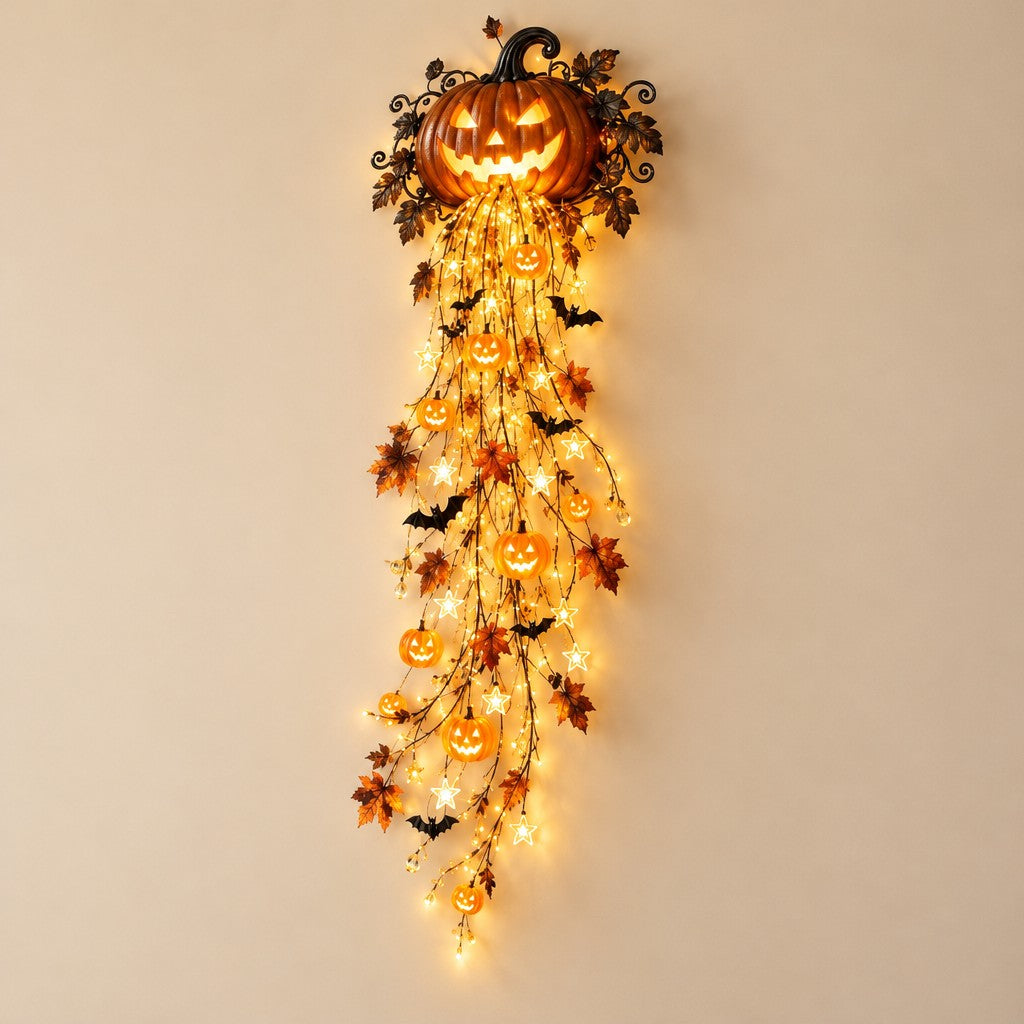 Elegant Halloween Waterfall Wall Light