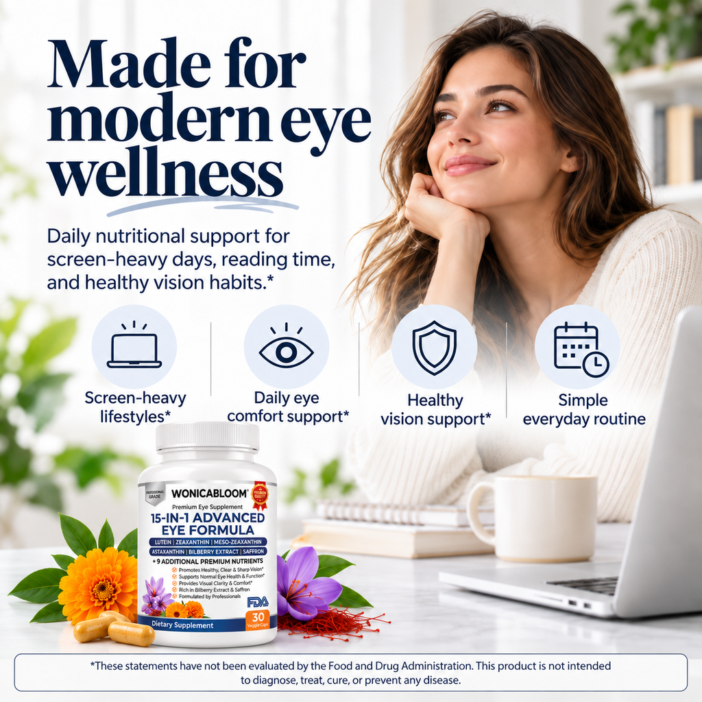 Wonica Bloom  15-in-1 Advanced Eye Formula