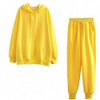 Casual Fleece Sweater Pants Suit